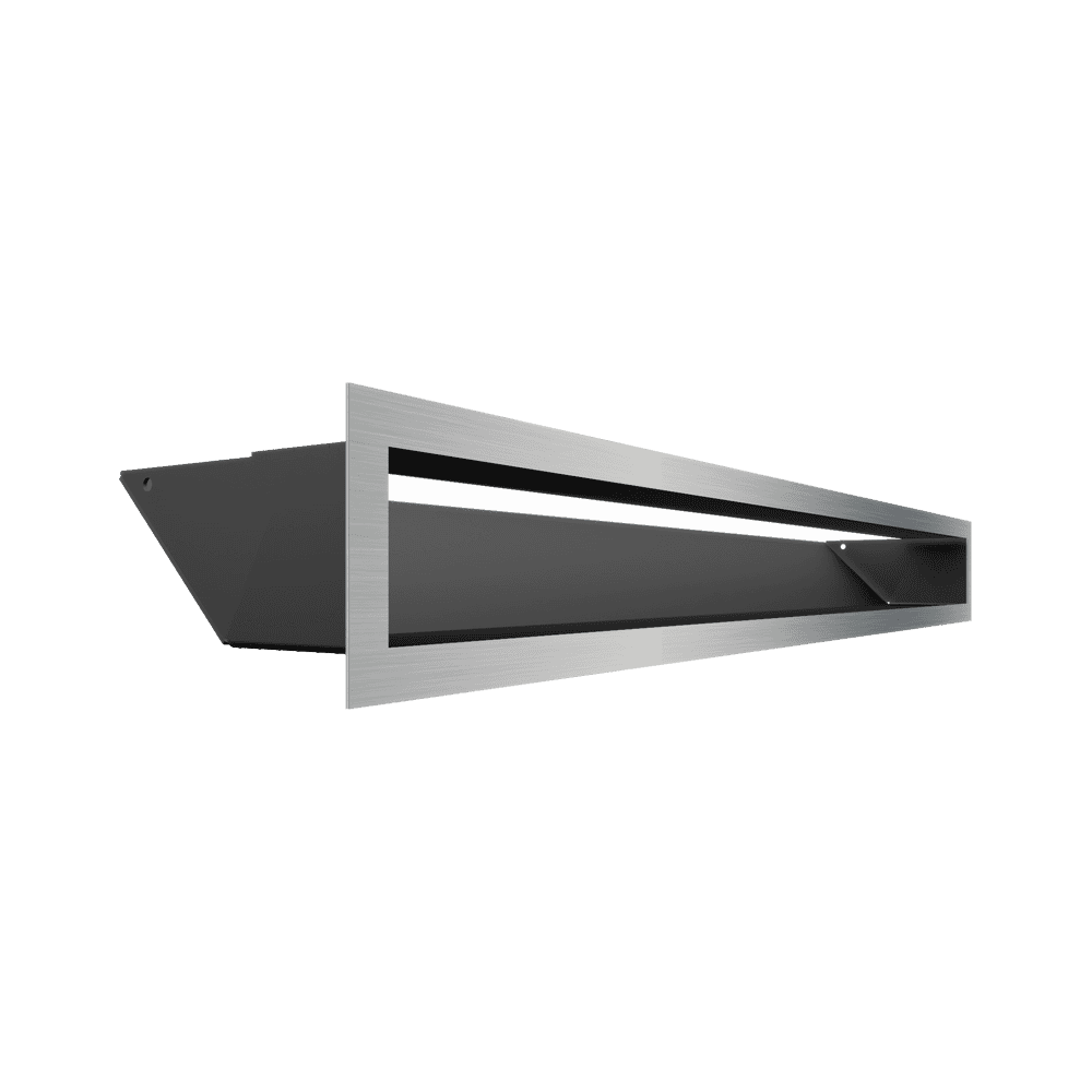 GRELHA VENTILAÇÃO PARA LAREIRA LUFT INOX 9X80CM 45S