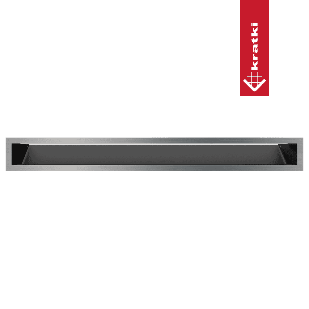 GRELHA VENTILAÇÃO PARA LAREIRA LUFT INOX 9X80CM 45S - Image 2