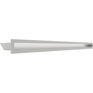 GRELHA VENTILAÇÃO PARA LAREIRA LUFT BRANCA 6X100CM 45S SF