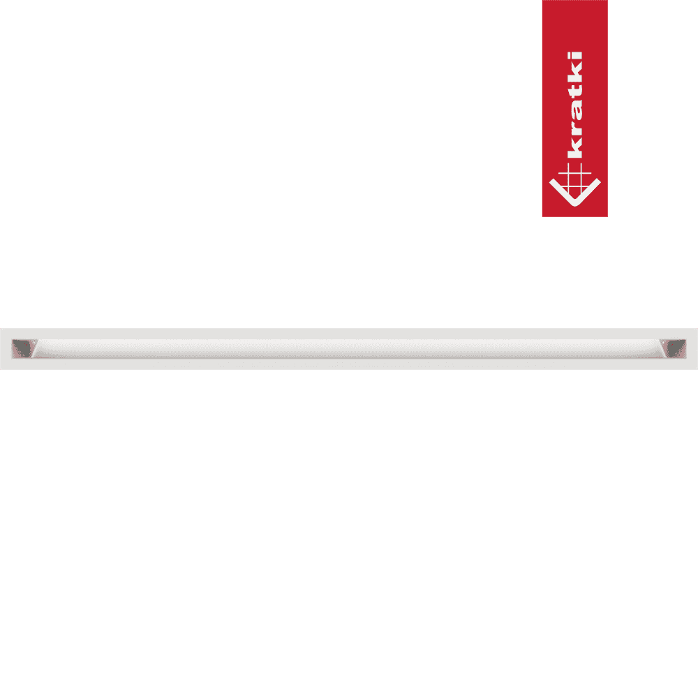 GRELHA VENTILAÇÃO PARA LAREIRA LUFT BRANCA 6X100CM 45S SF - Image 2