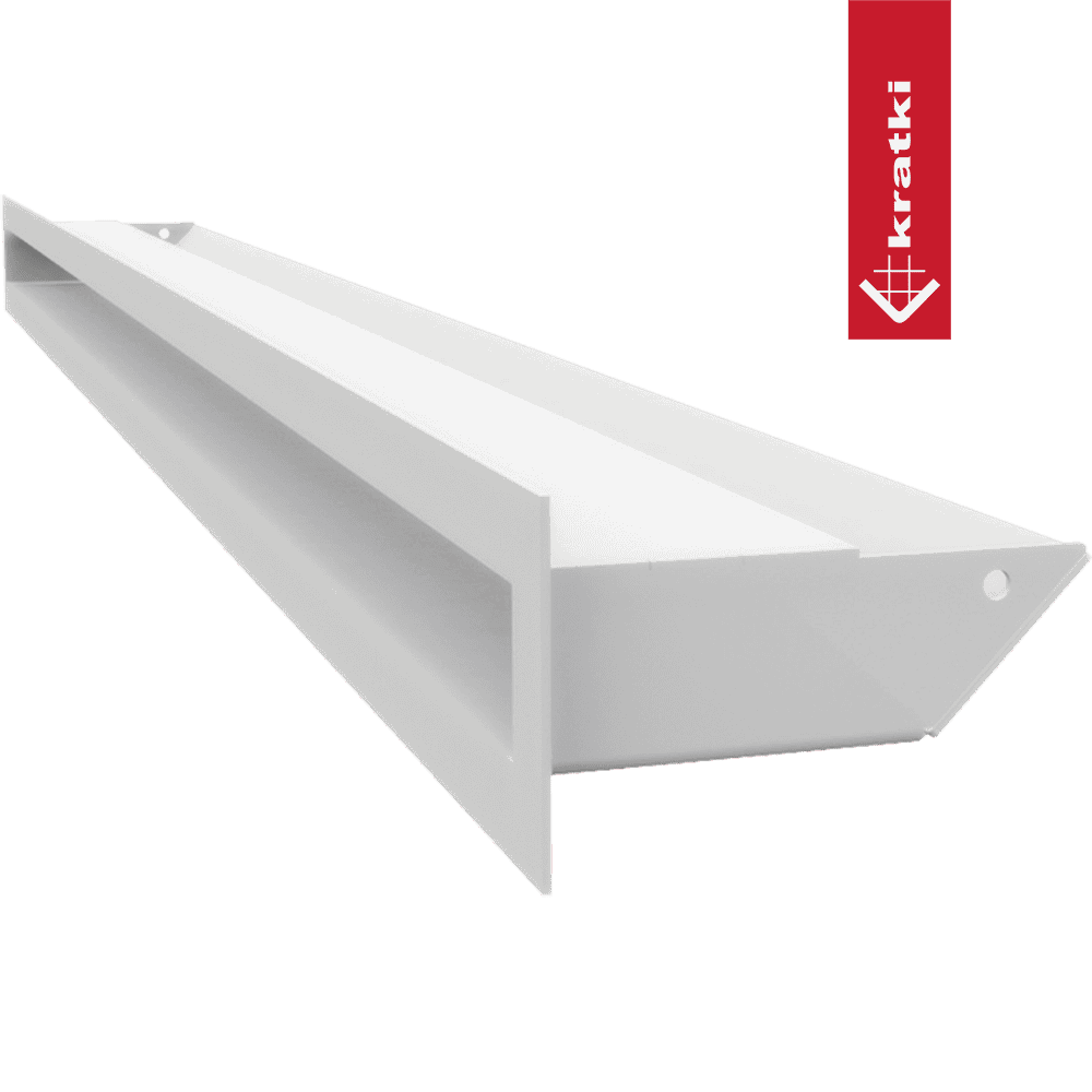 GRELHA VENTILAÇÃO PARA LAREIRA LUFT BRANCA 6X100CM 45S SF - Image 3