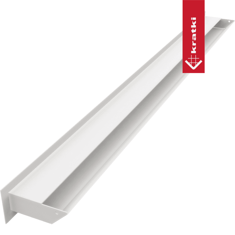 GRELHA VENTILAÇÃO PARA LAREIRA LUFT BRANCA 6X100CM 45S SF - Image 4