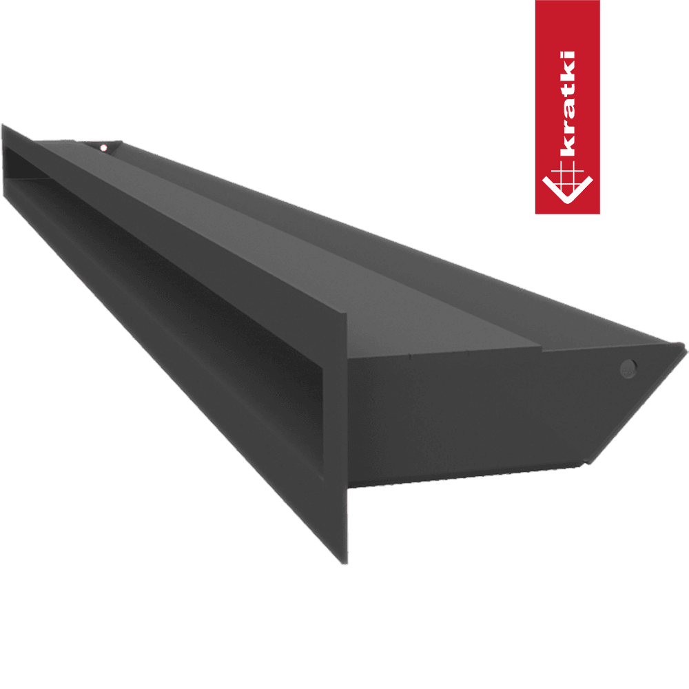 GRELHA VENTILAÇÃO PARA LAREIRA LUFT GRAFITE 6X100CM 45S SF - Image 3