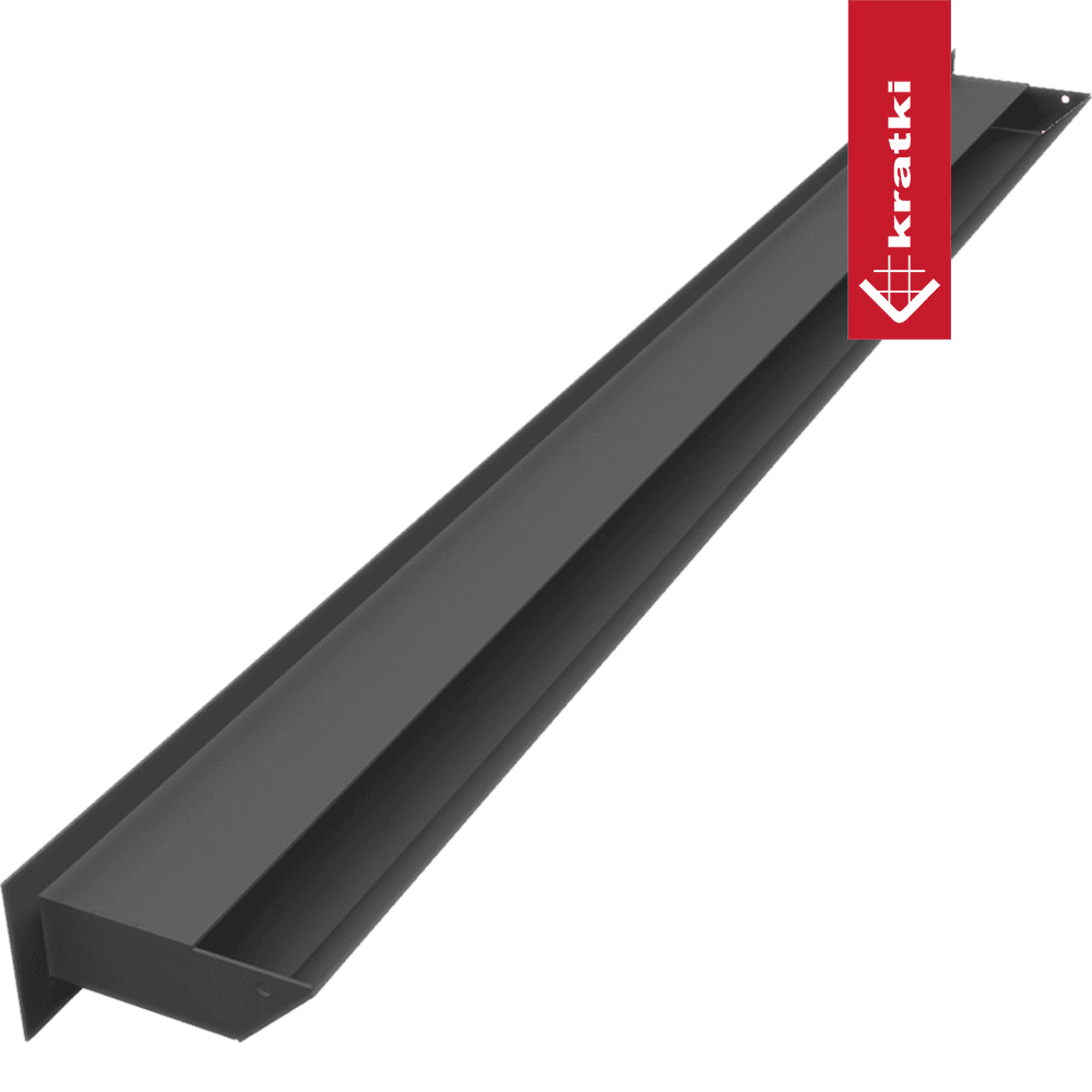 GRELHA VENTILAÇÃO PARA LAREIRA LUFT GRAFITE 6X100CM 45S SF - Image 4