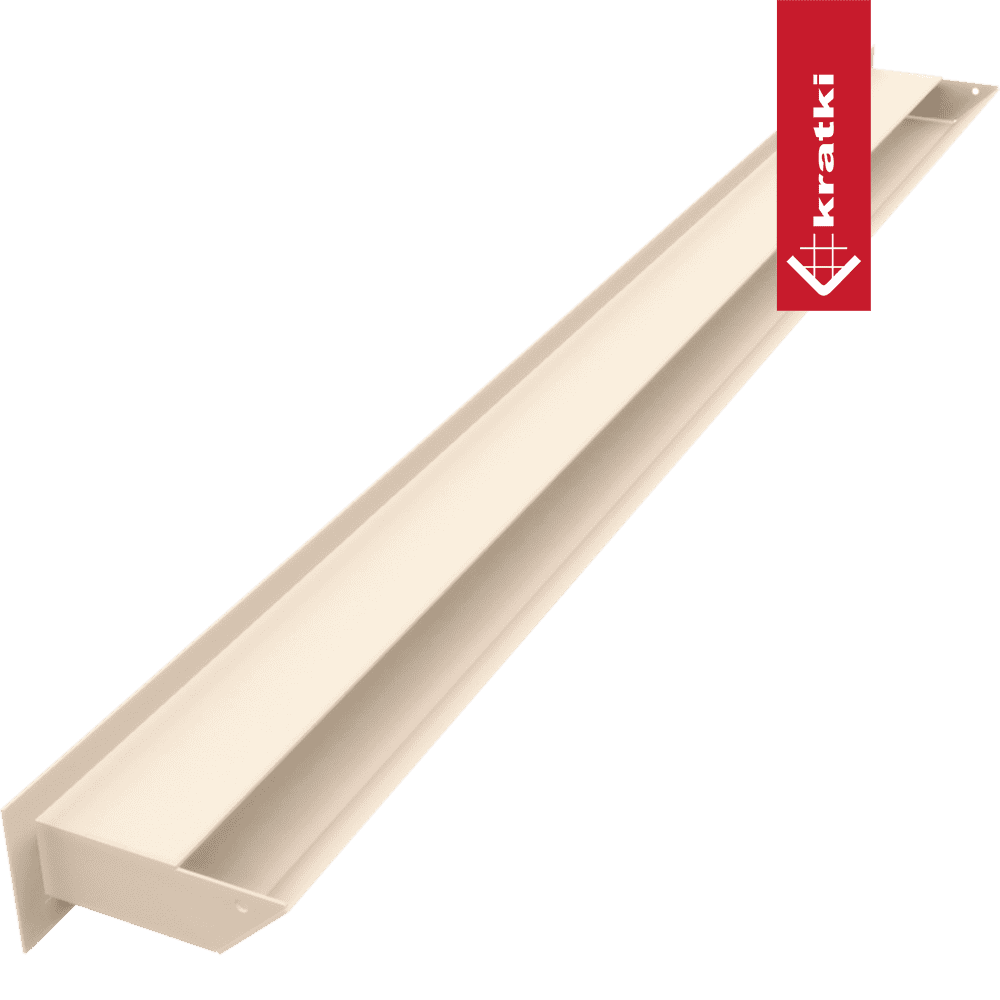 GRELHA VENTILAÇÃO PARA LAREIRA LUFT CREME 6X100CM 45S SF - Image 2