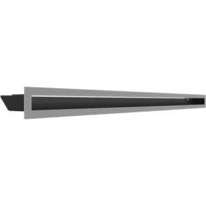 GRELHA VENTILAÇÃO PARA LAREIRA LUFT INOX 6X100CM 45S SF