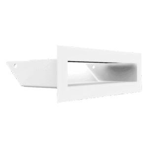 GRELHA VENTILAÇÃO PARA LAREIRA LUFT BRANCA 6X20CM 45S SF