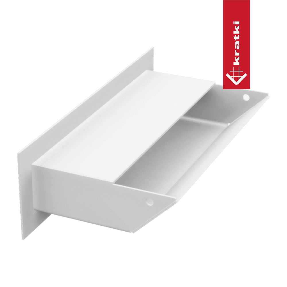 GRELHA VENTILAÇÃO PARA LAREIRA LUFT BRANCA 6X20CM 45S SF - Image 3