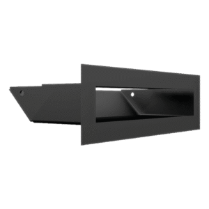 GRELHA VENTILAÇÃO PARA LAREIRA LUFT PRETA 6X20CM 45S SF