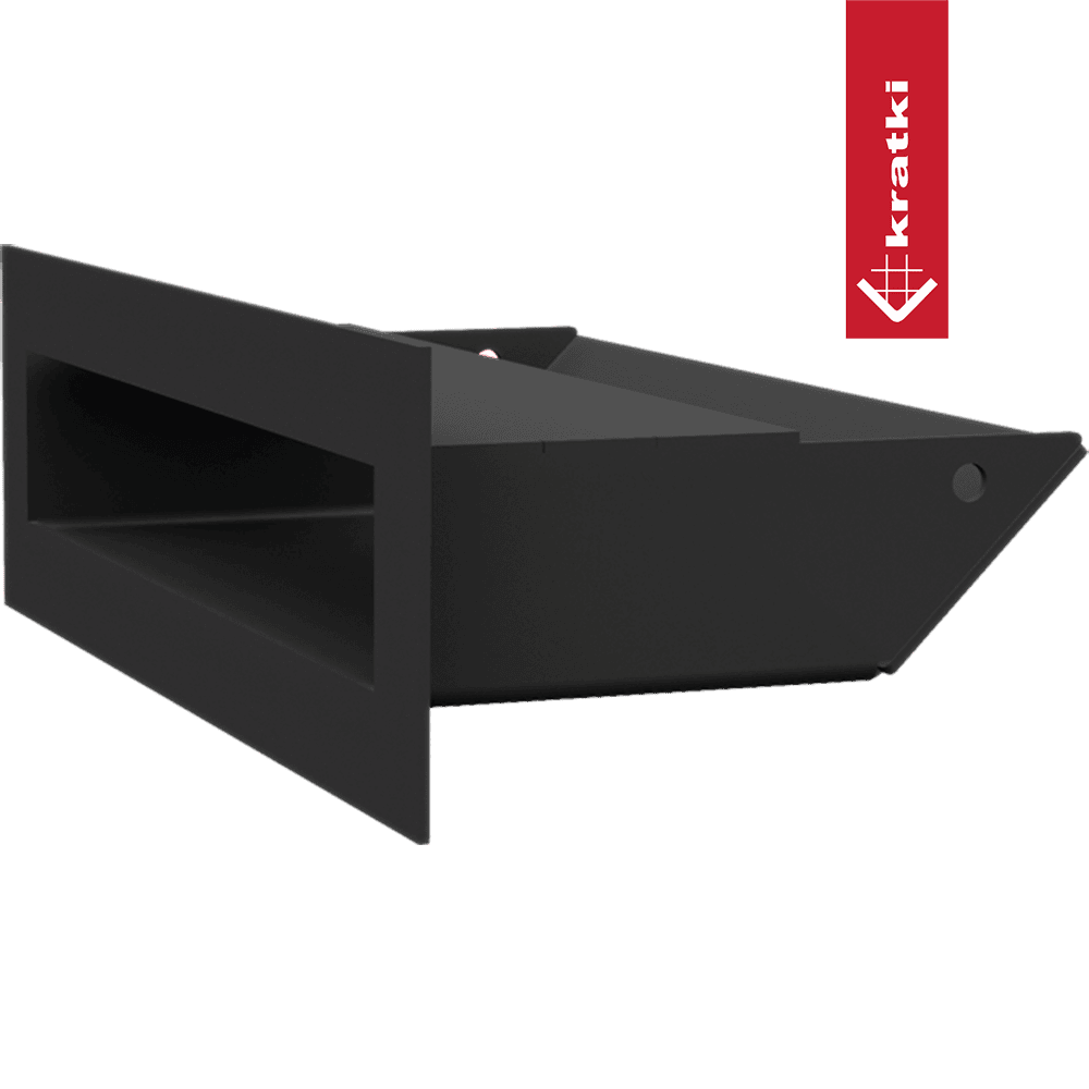 GRELHA VENTILAÇÃO PARA LAREIRA LUFT PRETA 6X20CM 45S SF - Image 3