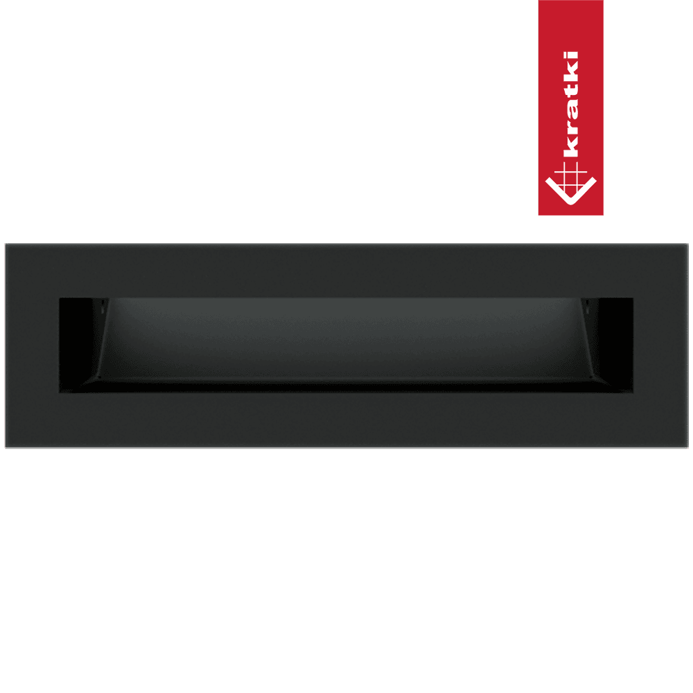 GRELHA VENTILAÇÃO PARA LAREIRA LUFT PRETA 6X20CM 45S SF - Image 4