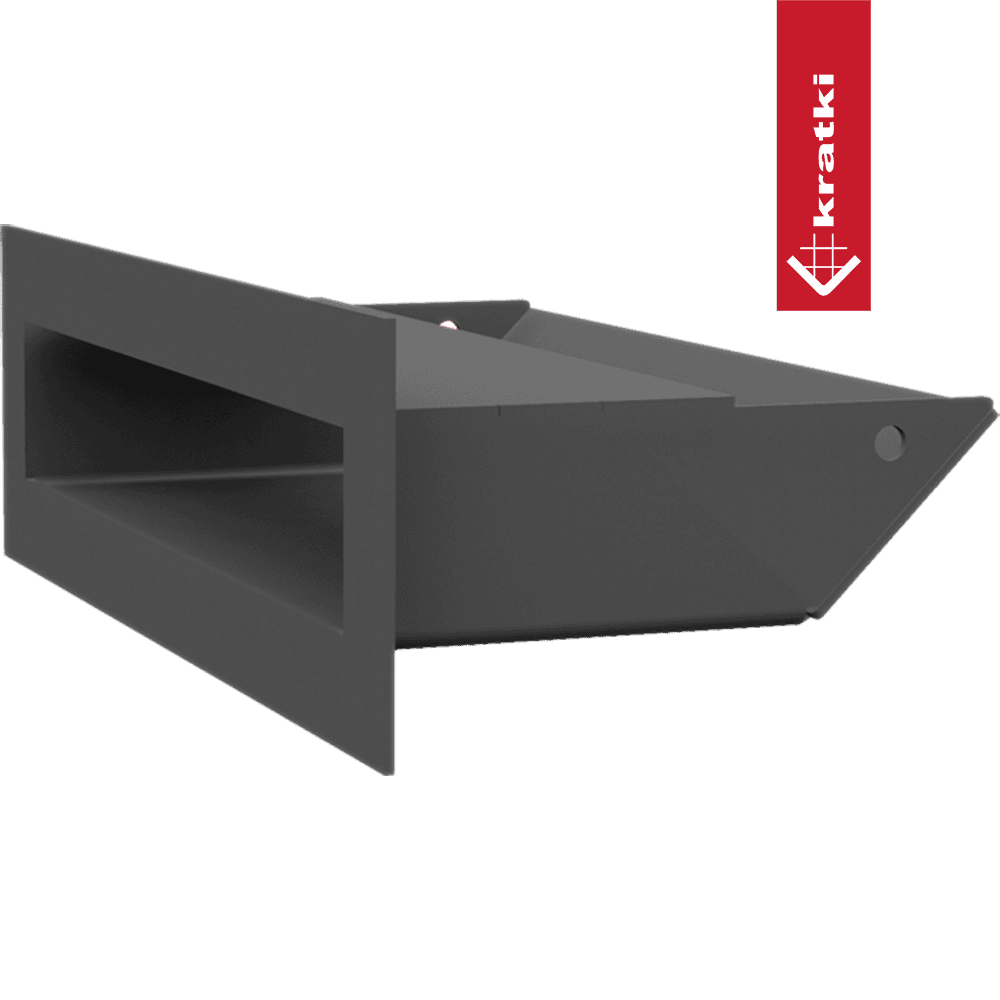 GRELHA VENTILAÇÃO PARA LAREIRA LUFT GRAFITE 6X20CM 45S SF - Image 3