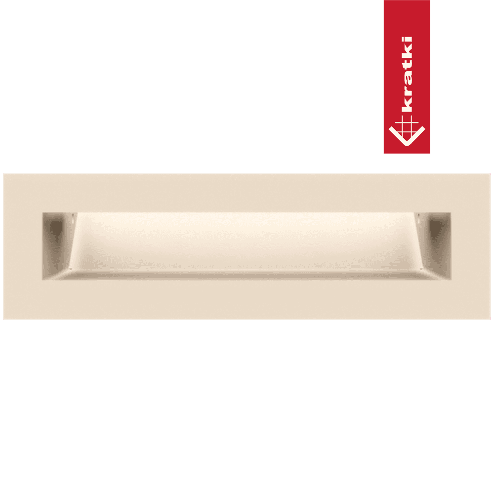 GRELHA VENTILAÇÃO PARA LAREIRA LUFT CREME 6X20CM 45S SF - Image 2