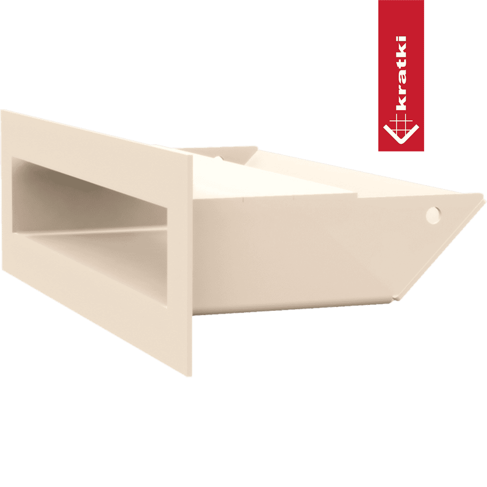 GRELHA VENTILAÇÃO PARA LAREIRA LUFT CREME 6X20CM 45S SF - Image 3