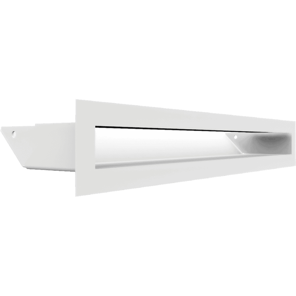 GRELHA VENTILAÇÃO PARA LAREIRA LUFT BRANCA 6X40CM 45S SF