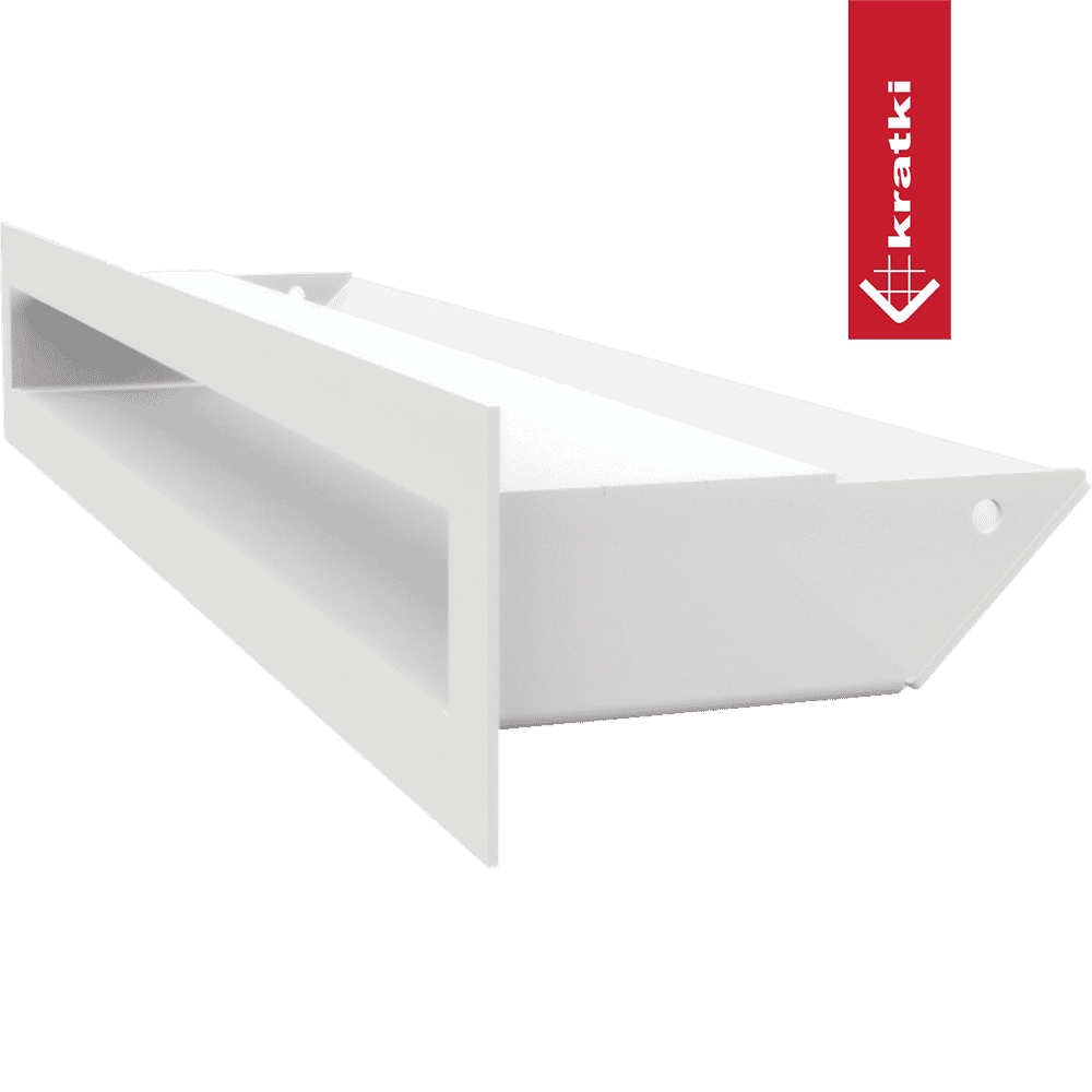 GRELHA VENTILAÇÃO PARA LAREIRA LUFT BRANCA 6X40CM 45S SF - Image 2