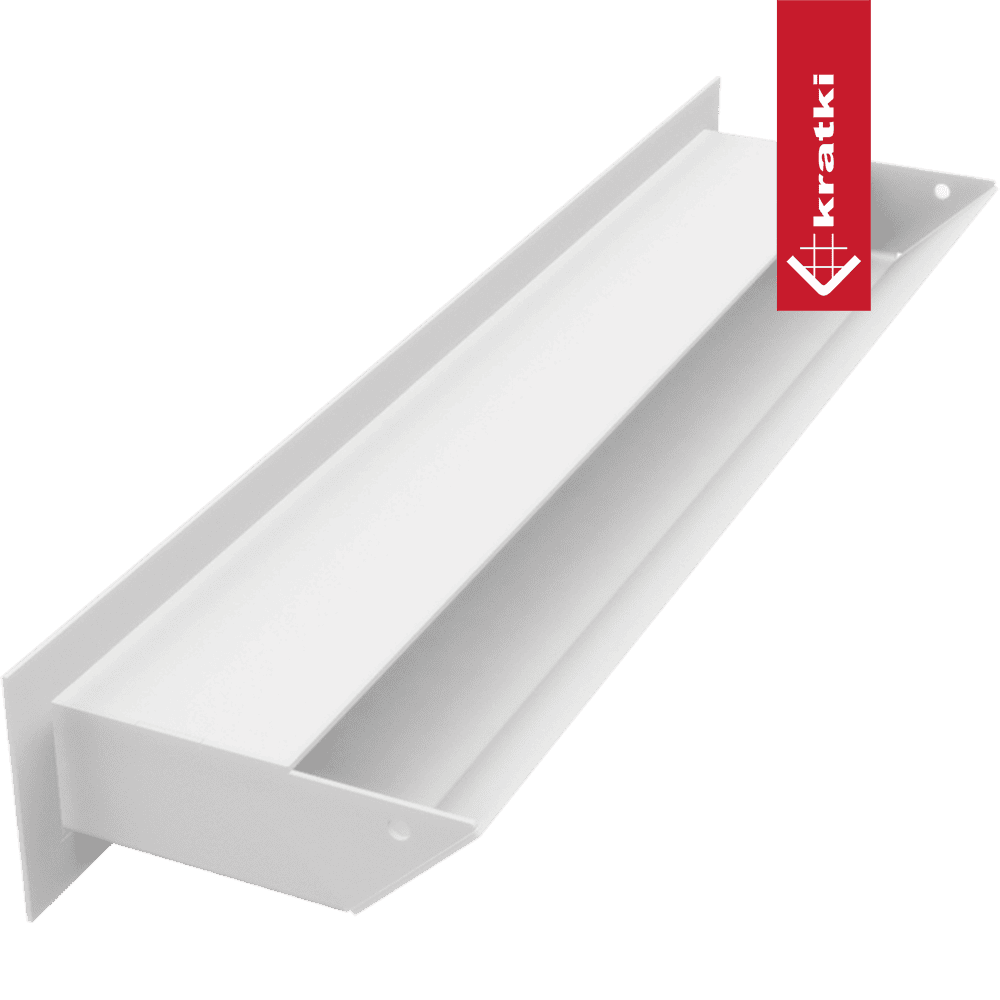 GRELHA VENTILAÇÃO PARA LAREIRA LUFT BRANCA 6X40CM 45S SF - Image 3