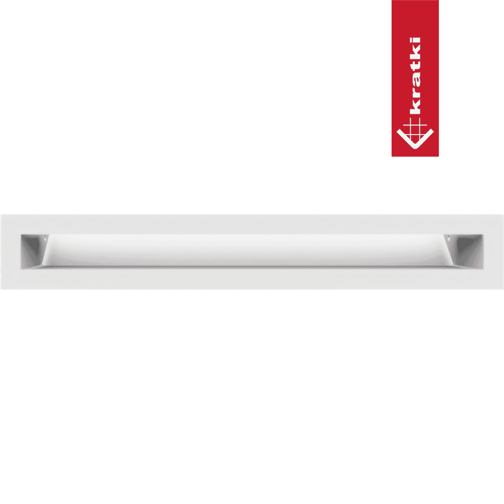 GRELHA VENTILAÇÃO PARA LAREIRA LUFT BRANCA 6X40CM 45S SF - Image 4