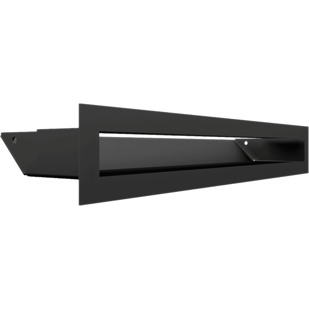 GRELHA VENTILAÇÃO PARA LAREIRA LUFT PRETA 6X40CM 45S SF