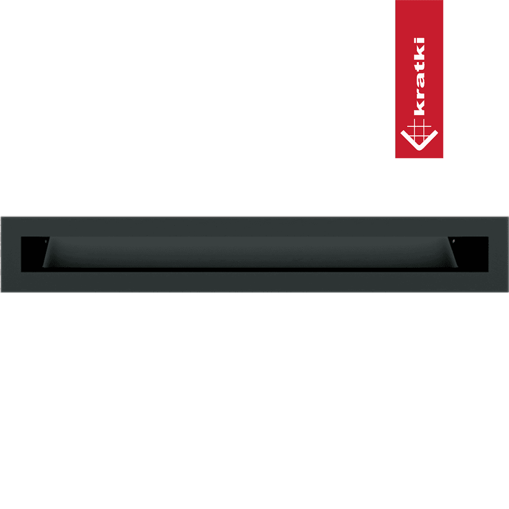 GRELHA VENTILAÇÃO PARA LAREIRA LUFT PRETA 6X40CM 45S SF - Image 3