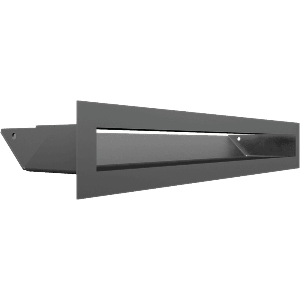 GRELHA VENTILAÇÃO PARA LAREIRA LUFT GRAFITE 6X40CM 45S SF