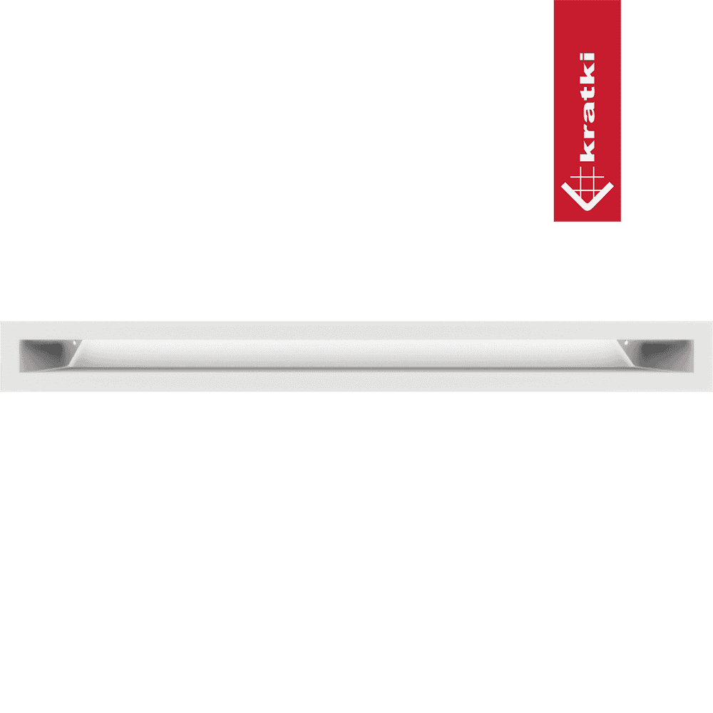 GRELHA VENTILAÇÃO PARA LAREIRA LUFT BRANCA 6X60CM 45S SF - Image 2