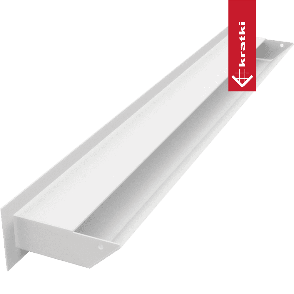 GRELHA VENTILAÇÃO PARA LAREIRA LUFT BRANCA 6X60CM 45S SF - Image 3