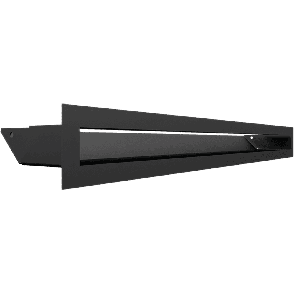 GRELHA VENTILAÇÃO PARA LAREIRA LUFT PRETA 6X60CM 45S SF