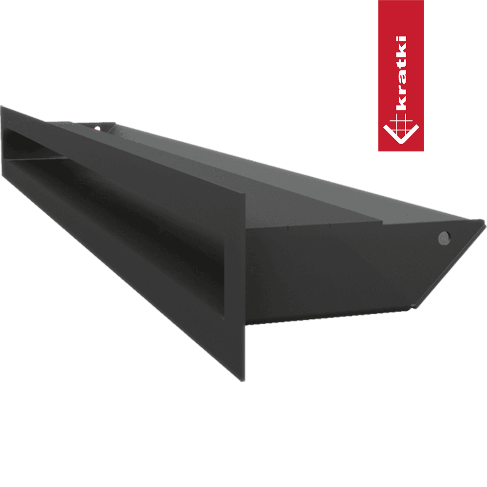 GRELHA VENTILAÇÃO PARA LAREIRA LUFT PRETA 6X60CM 45S SF - Image 4