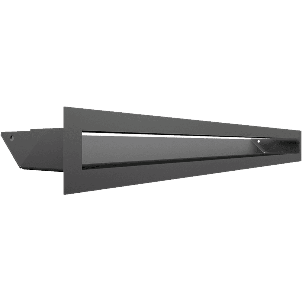 GRELHA VENTILAÇÃO PARA LAREIRA LUFT GRAFITE 6X60CM 45S SF