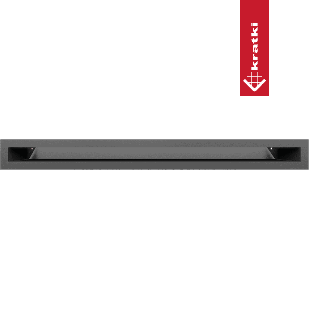 GRELHA VENTILAÇÃO PARA LAREIRA LUFT GRAFITE 6X60CM 45S SF - Image 2