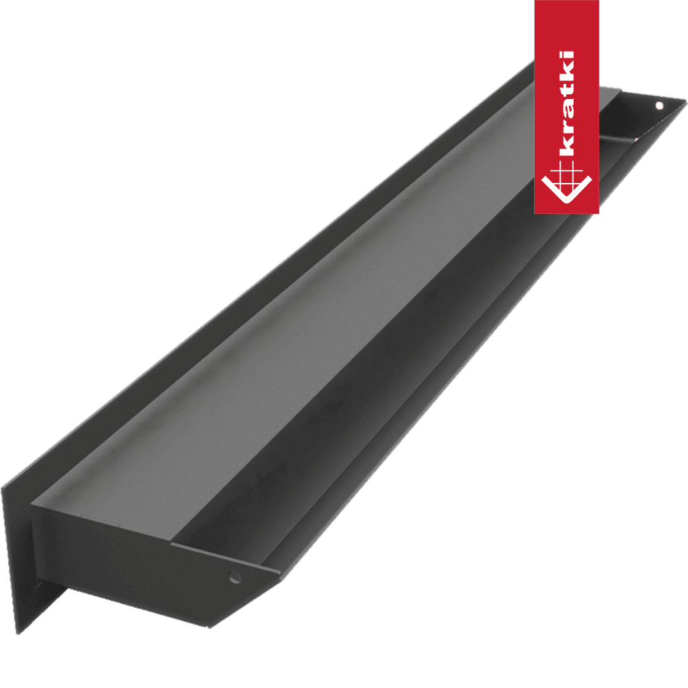 GRELHA VENTILAÇÃO PARA LAREIRA LUFT GRAFITE 6X60CM 45S SF - Image 3