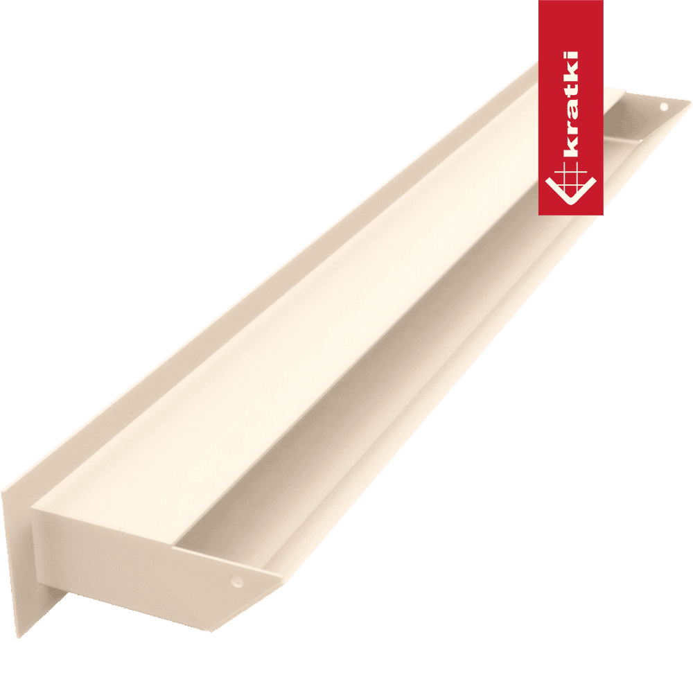 GRELHA VENTILAÇÃO PARA LAREIRA LUFT CREME 6X60CM 45S SF - Image 2