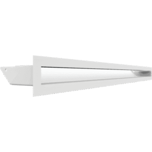 GRELHA VENTILAÇÃO PARA LAREIRA LUFT BRANCA 6X80CM 45S SF