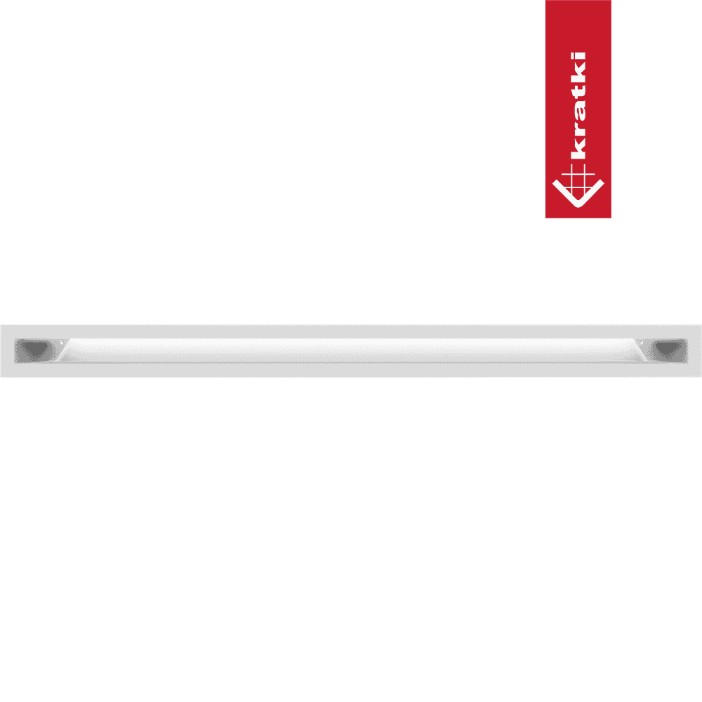 GRELHA VENTILAÇÃO PARA LAREIRA LUFT BRANCA 6X80CM 45S SF - Image 4