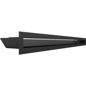 GRELHA VENTILAÇÃO PARA LAREIRA LUFT PRETA 6X80CM 45S SF