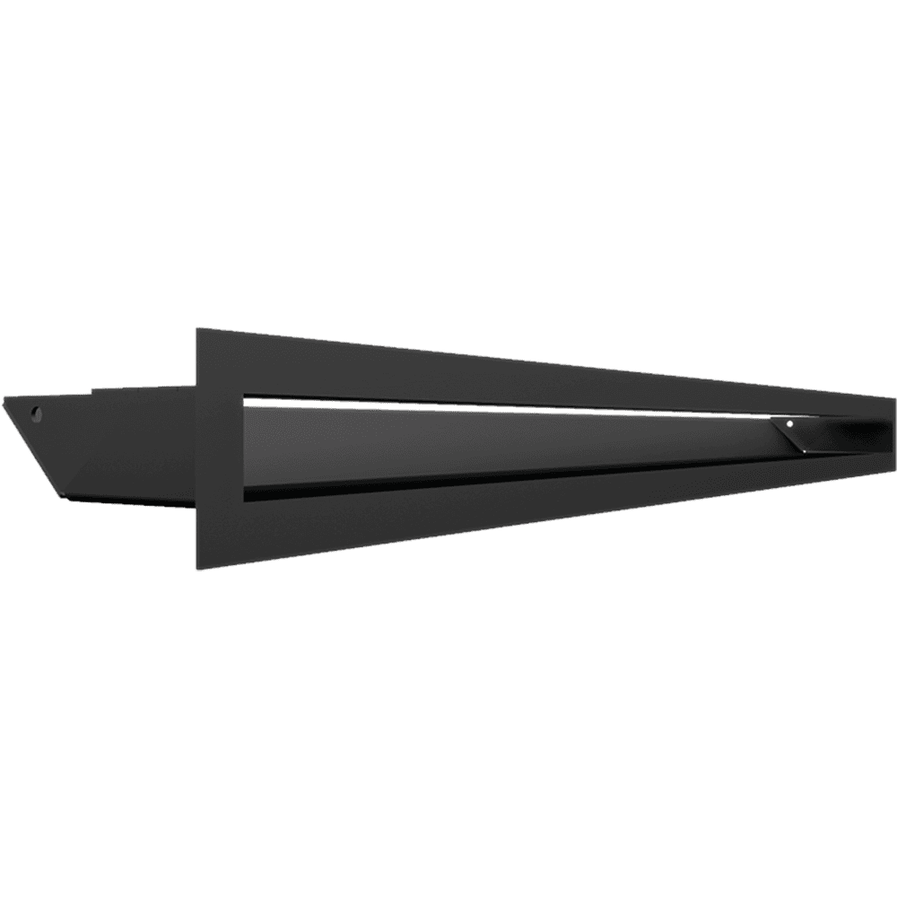 GRELHA VENTILAÇÃO PARA LAREIRA LUFT PRETA 6X80CM 45S SF