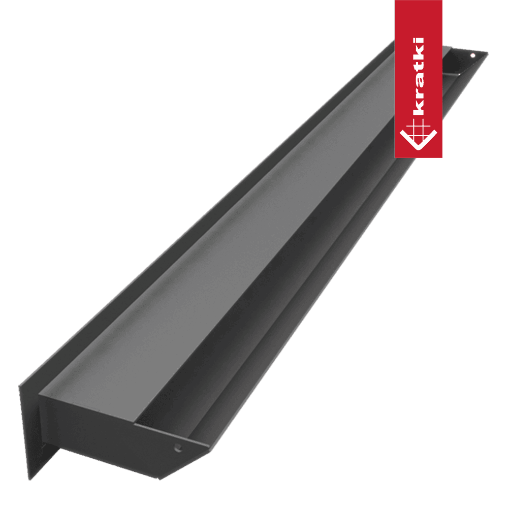 GRELHA VENTILAÇÃO PARA LAREIRA LUFT GRAFITE 6X80CM 45S SF - Image 4