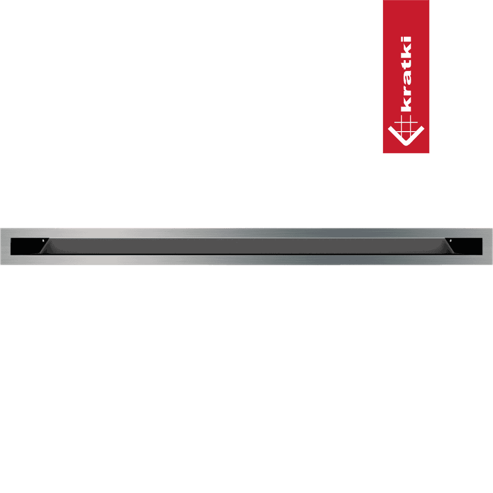 GRELHA VENTILAÇÃO PARA LAREIRA LUFT INOX 6X80CM 45S SF - Image 2