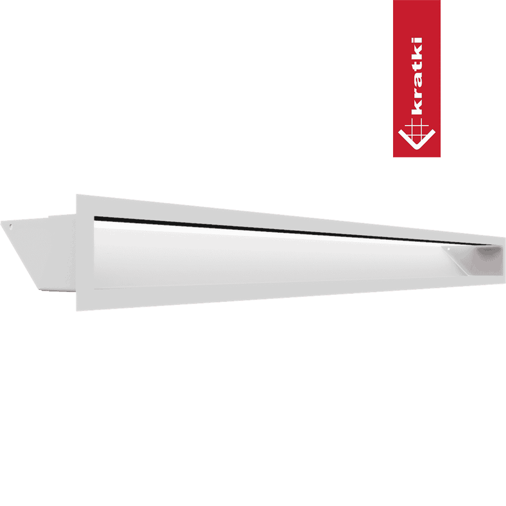 GRELHA VENTILAÇÃO PARA LAREIRA LUFT BRANCA 9X100CM 45S SF - Image 4