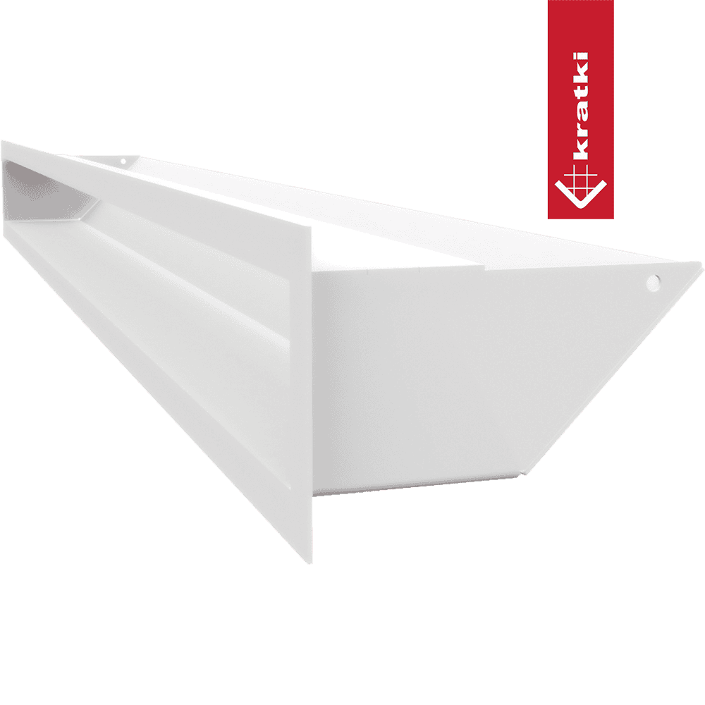 GRELHA VENTILAÇÃO PARA LAREIRA LUFT BRANCA 9X100CM 45S SF - Image 2