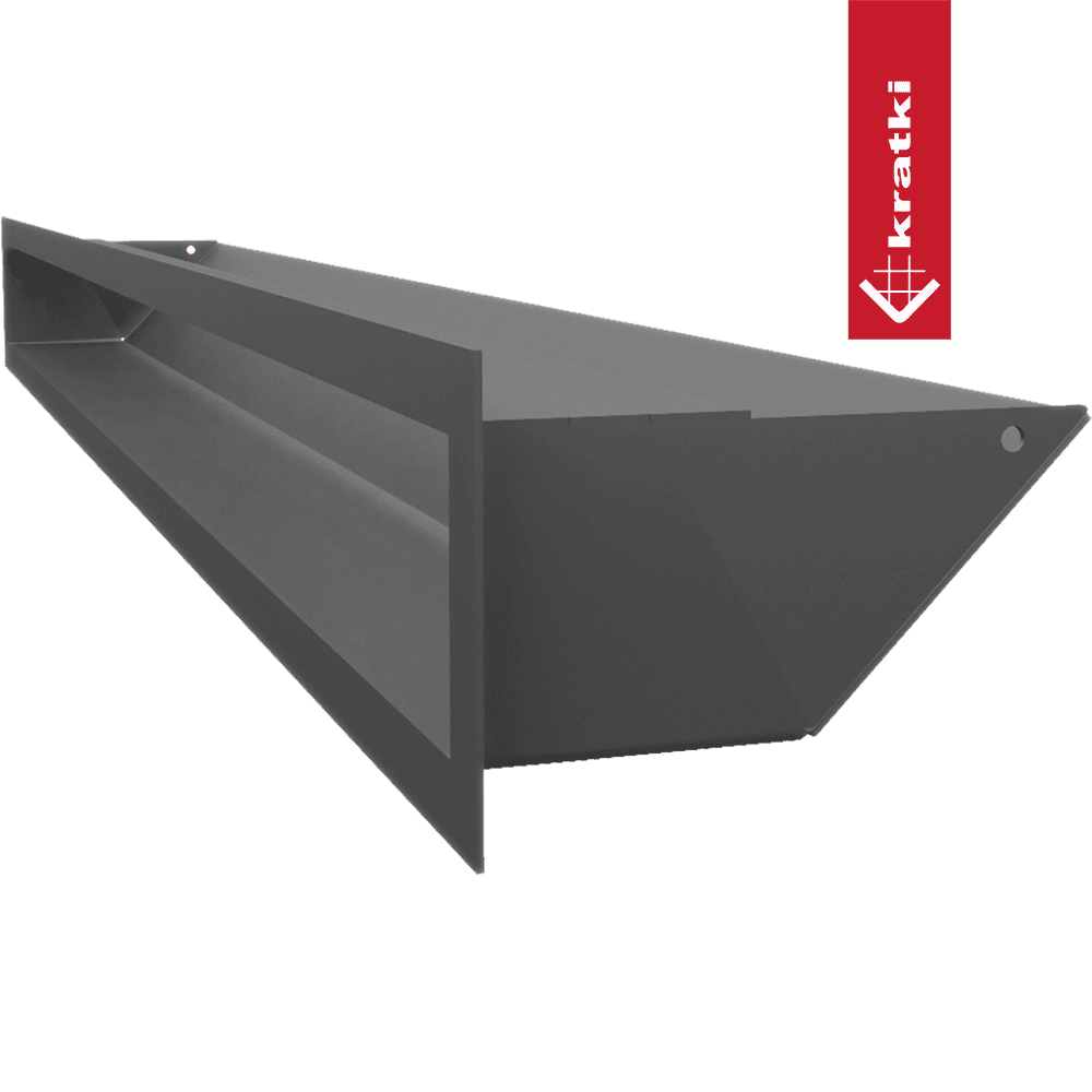 GRELHA VENTILAÇÃO PARA LAREIRA LUFT GRAFITE 9X100CM 45S SF - Image 3