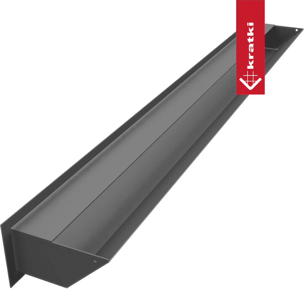 GRELHA VENTILAÇÃO PARA LAREIRA LUFT GRAFITE 9X100CM 45S SF - Image 4