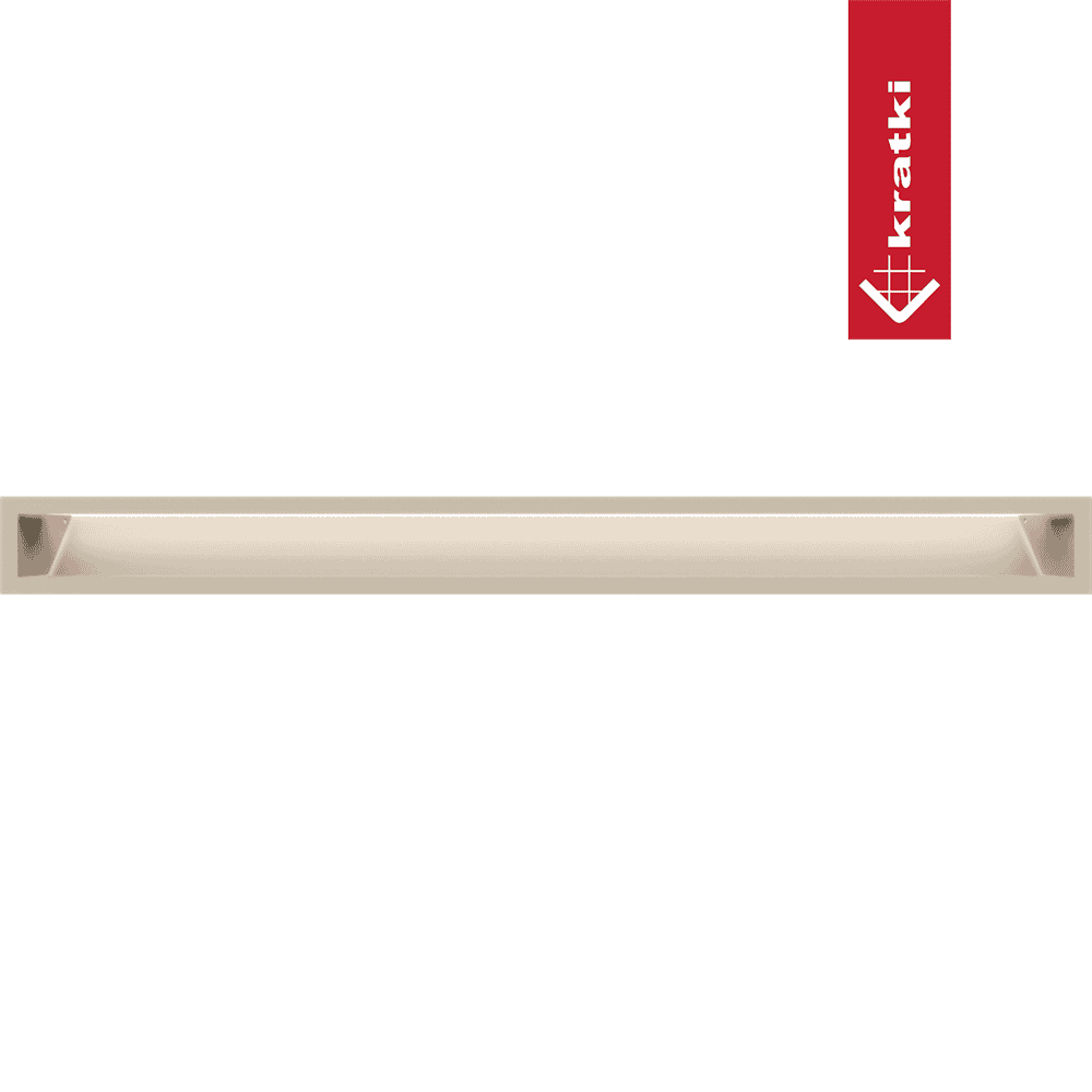 GRELHA VENTILAÇÃO PARA LAREIRA LUFT CREME 9X100CM 45S SF - Image 2