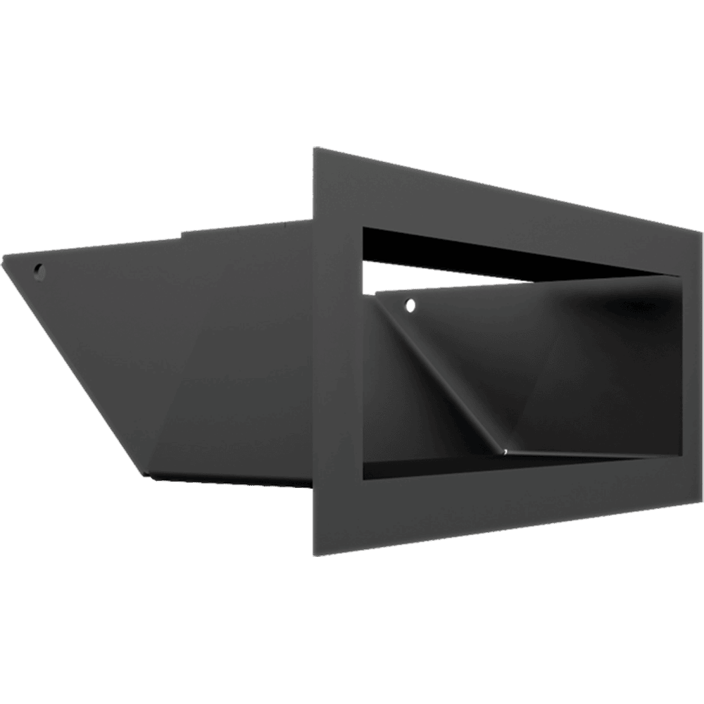 GRELHA VENTILAÇÃO PARA LAREIRA LUFT GRAFITE 9X20CM 45S SF