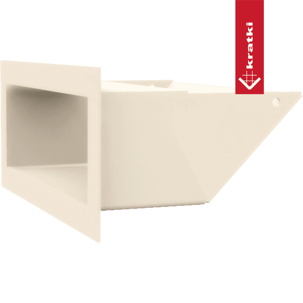 GRELHA VENTILAÇÃO PARA LAREIRA LUFT CREME 9X20CM 45S SF - Image 3