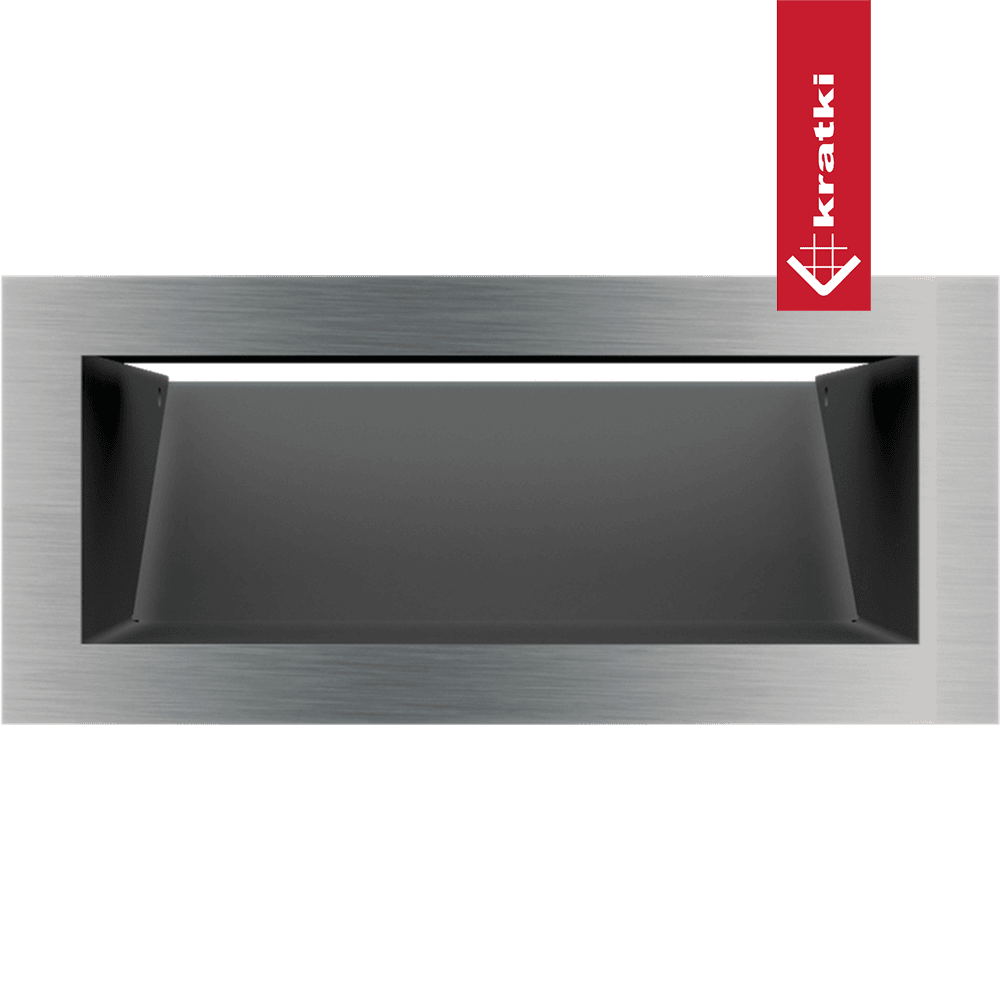 GRELHA VENTILAÇÃO PARA LAREIRA LUFT INOX 9X20CM 45S SF - Image 2