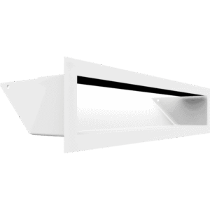GRELHA VENTILAÇÃO PARA LAREIRA LUFT BRANCA 9X40CM 45S SF