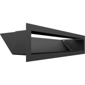 GRELHA VENTILAÇÃO PARA LAREIRA LUFT PRETA 9X40CM 45S SF