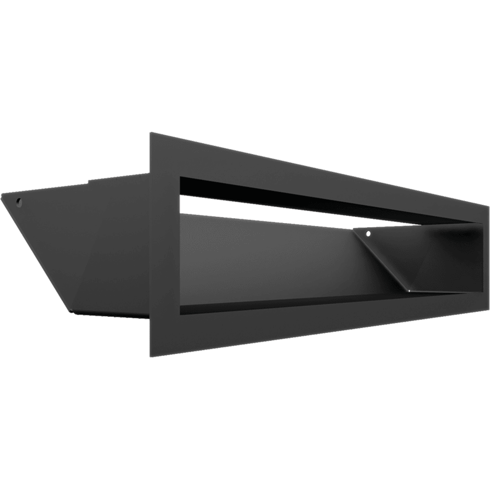 GRELHA VENTILAÇÃO PARA LAREIRA LUFT PRETA 9X40CM 45S SF